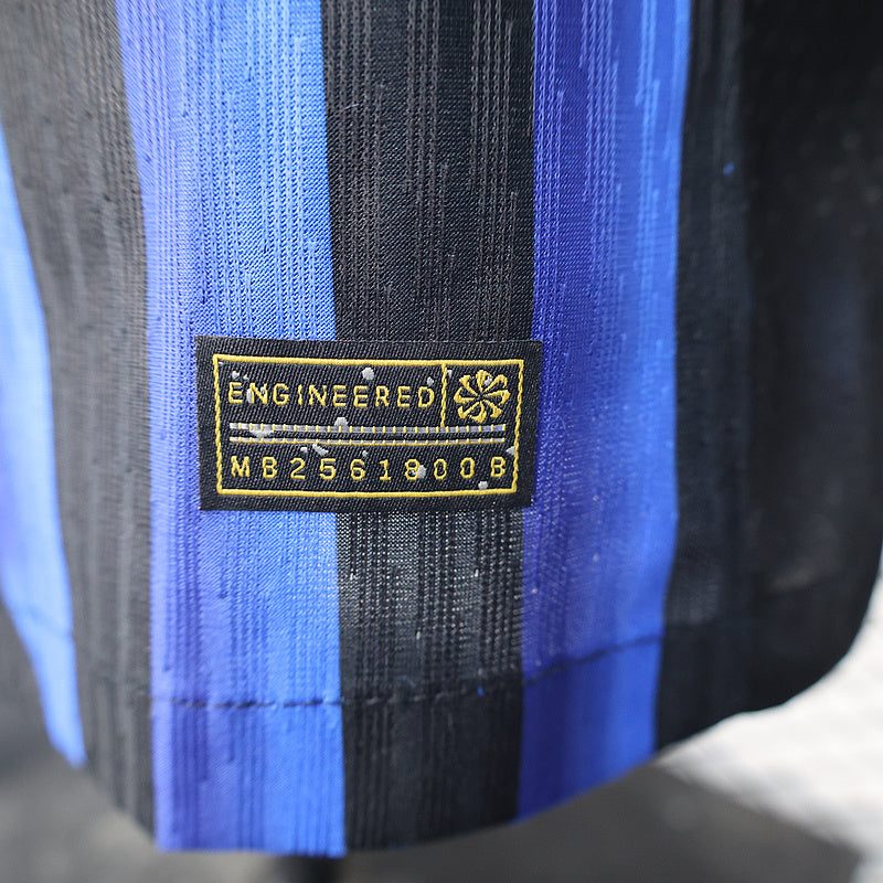 Inter Milan Home 2025/2026 Player Jersey - Long Sleeve