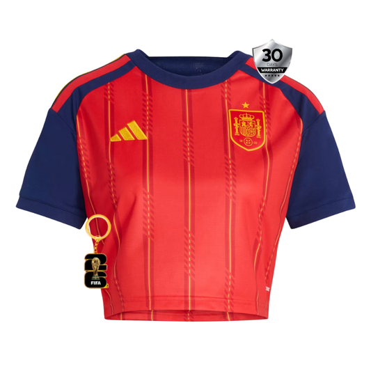 Spain Home Cropped Jersey WC 2026
